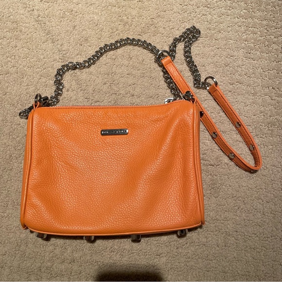 Rebecca Minkoff Mini 5 Zip Cross-body Bag, Orange - Picture 10 of 13